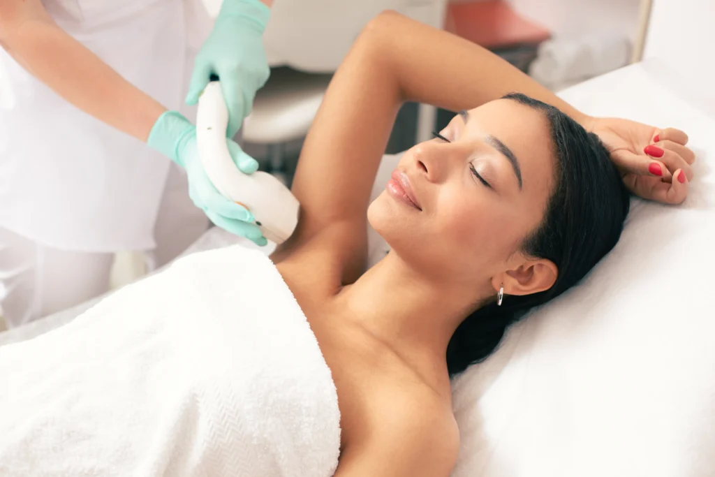 Arms laser hair removal